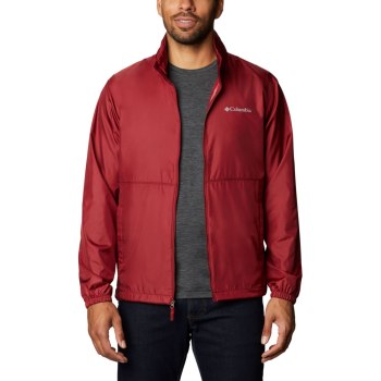 Pánské Bundy Columbia Creekview Windbreaker Červené QJPLTA869